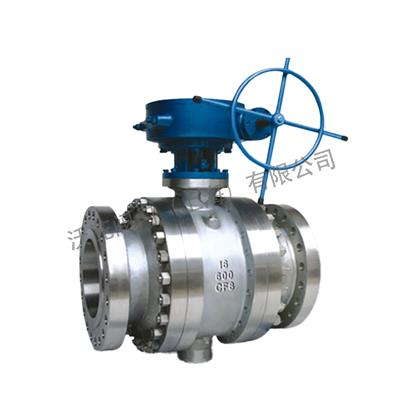 Q347F不锈钢涡轮固定球阀