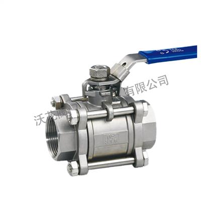 Q11F三片式不锈钢螺纹球阀